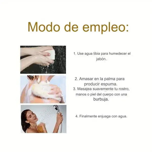 Elimina Manchas y Aclara tu Piel ✨ Jabón Mágico de Cúrcuma y Ácido Kójico