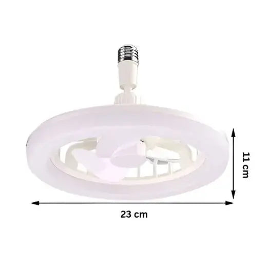 EN LIQUIDACION 85% DCTO 🚨 Bombillo Ventilador Luz led + Control remoto