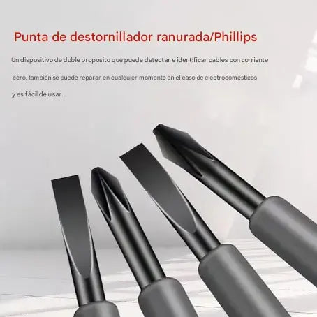Probador de Corriente con Campo Magnetico + Destornillador 2 en 1 / 50% dcto por lanzamiento