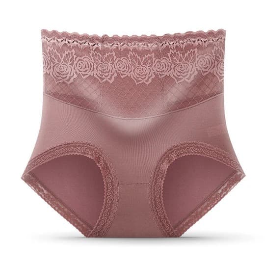 SET X4 ♥ Panty Encaje Control de Abdomen | Seda Ultracomoda