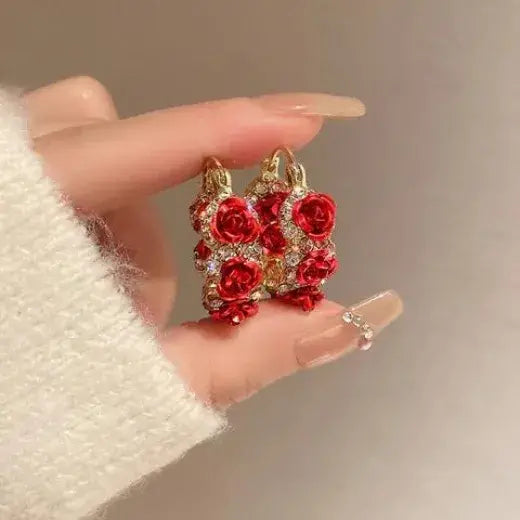 Joyería Europea | Aretes Rosas Classic 🌹