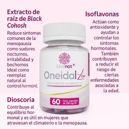 Oneida™️ Capsulas Hormonales para la Mujer