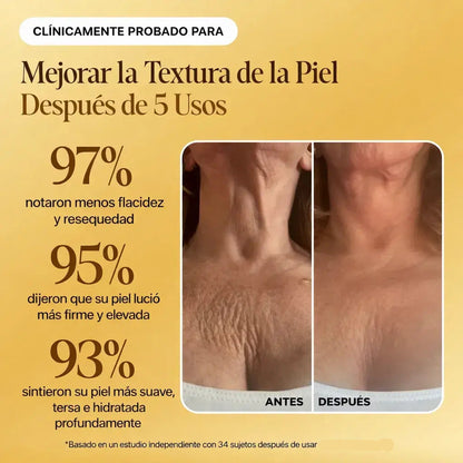 Aceite corporal reafirmante LUMA® Redescubre tu confianza con una piel más firme, suave y radiante.