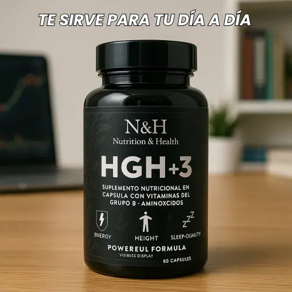 Suplemento HGH +3 Original || 60 capsulas