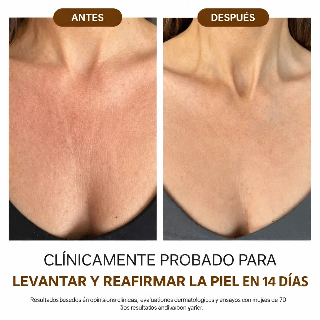 Aceite corporal reafirmante LUMA® Redescubre tu confianza con una piel más firme, suave y radiante.