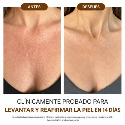 Aceite corporal reafirmante LUMA® Redescubre tu confianza con una piel más firme, suave y radiante.