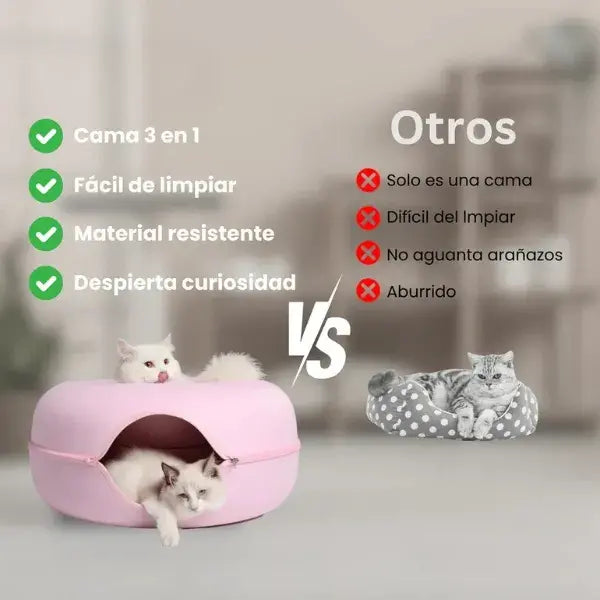 Michi Cueva | Rascador 3 en 1 para Gatos 😸