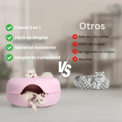 Michi Cueva | Rascador 3 en 1 para Gatos 😸