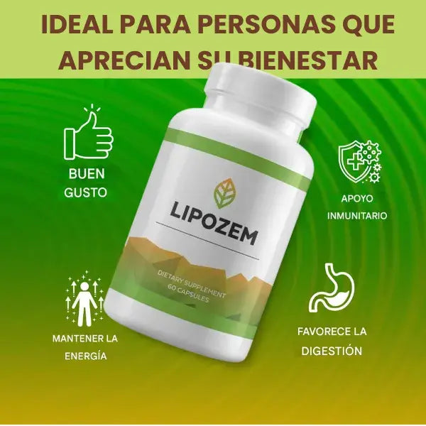 Lipozem®️ Capsulas Quemadoras || x60 capsulas