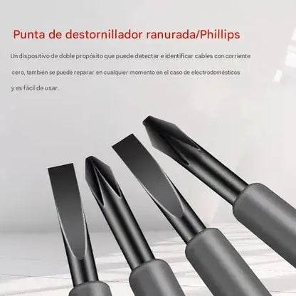Probador de Corriente con Campo Magnetico + Destornillador 2 en 1 / 50% dcto por lanzamiento