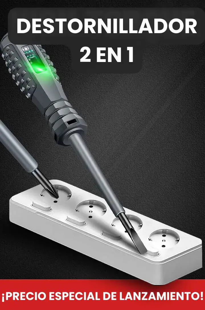 Probador de Corriente con Campo Magnetico + Destornillador 2 en 1 / 50% dcto por lanzamiento