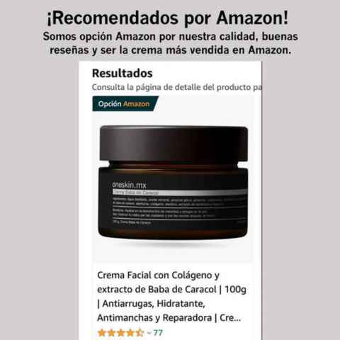 Crema Facial de Colágeno & Baba de caracol | 100g. Producto Unisex