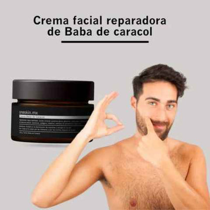 Crema Facial de Colágeno & Baba de caracol | 100g. Producto Unisex