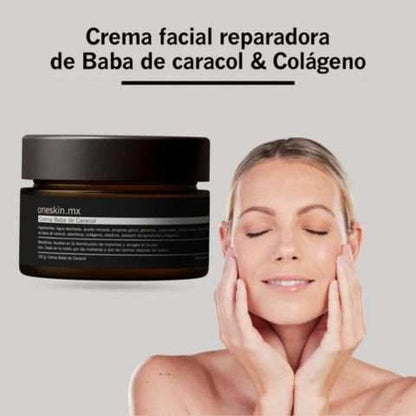 Crema Facial de Colágeno & Baba de caracol | 100g. Producto Unisex