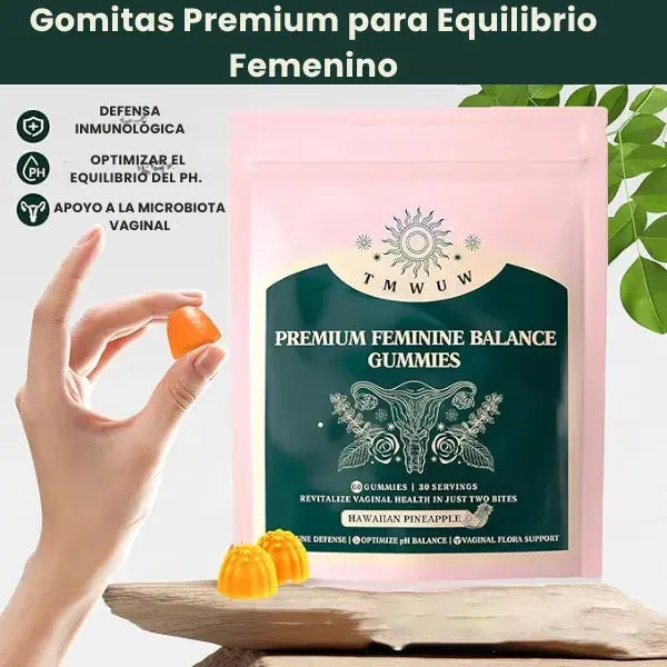 Gomitas de piña para equilibrar el PH femenino
