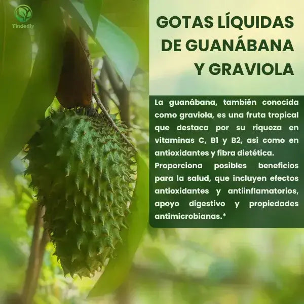 Gotas de Extracto de Guanábana 100% Puro