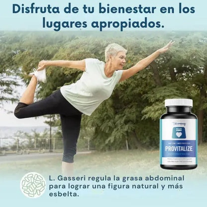 Provitalize™️ | Suplemento Probiótico Avanzado para Aliviar Síntomas de la Menopausia